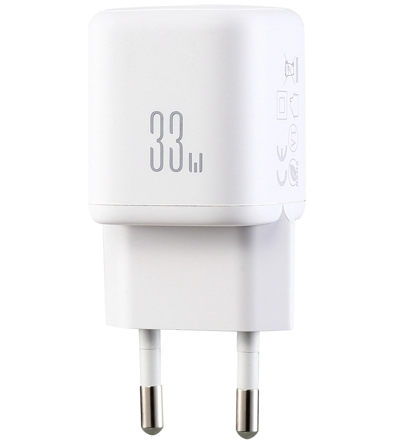 Punjač mreže s Lightning kabelom Joyroom JR-TG7, 33W, 3A, 1 x USB-A - 1 x USB-C, Bijeli
