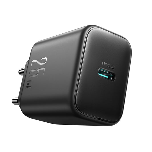 Punjač za mrežu s USB-C kabelom Joyroom JR-TCF23, 25W, 3A, 1 x USB-C, Crni