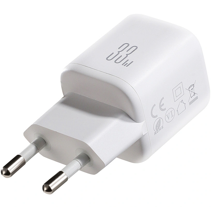 Punjač mreže s Lightning kabelom Joyroom JR-TG7, 33W, 3A, 1 x USB-A - 1 x USB-C, Bijeli