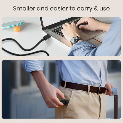 Punjač mreže s Lightning kabelom Lito LC15L, 20W, 3A, 1 x USB-A - 1 x USB-C, Crni