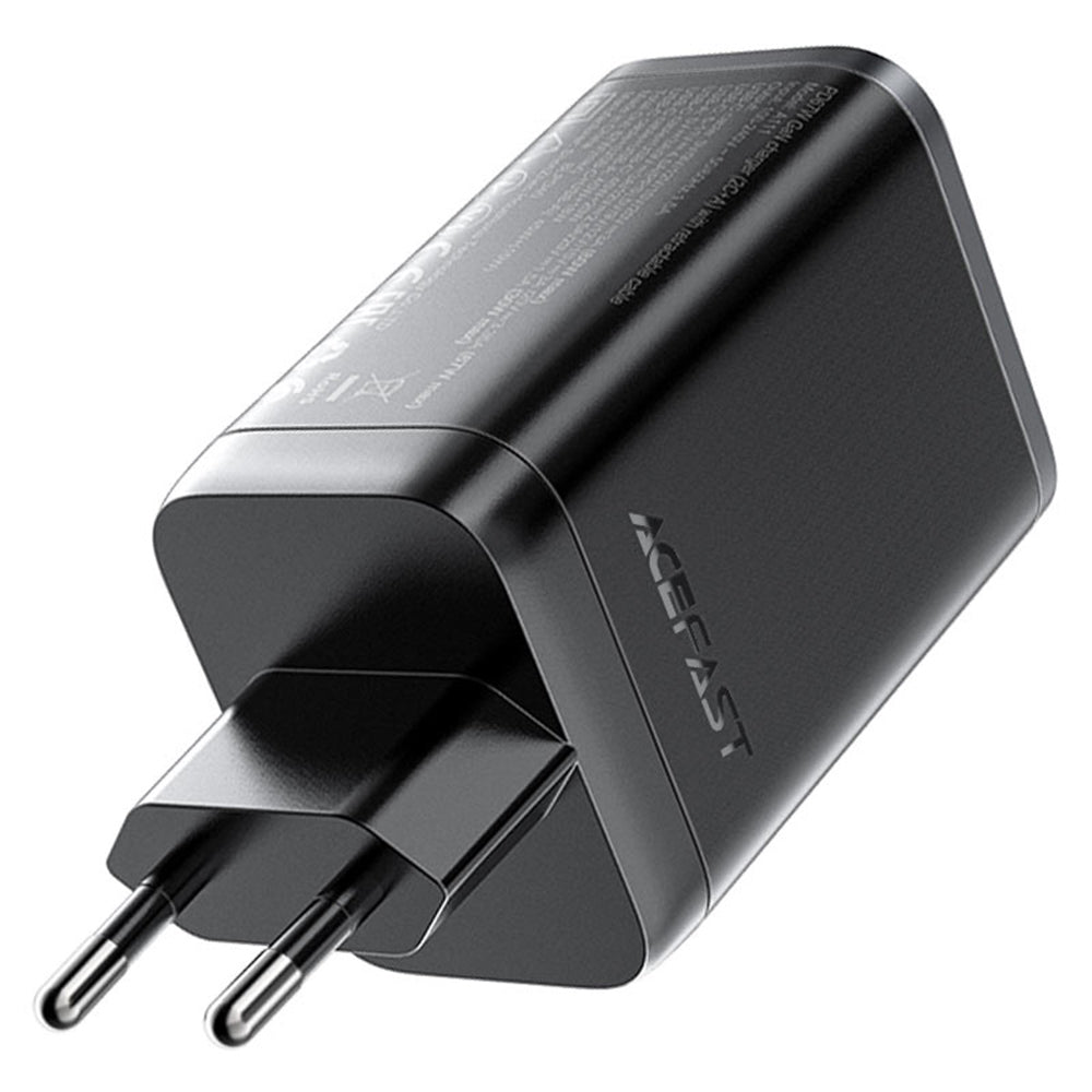 Mrežni punjač s USB-C kabelom Acefast A111, 67W, 3A, 1 x USB-A - 1 x USB-C, Crni