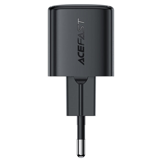 Punjač mreže s USB-C kabelom Acefast A118, 30W, 3A, 1 x USB-C, Crni