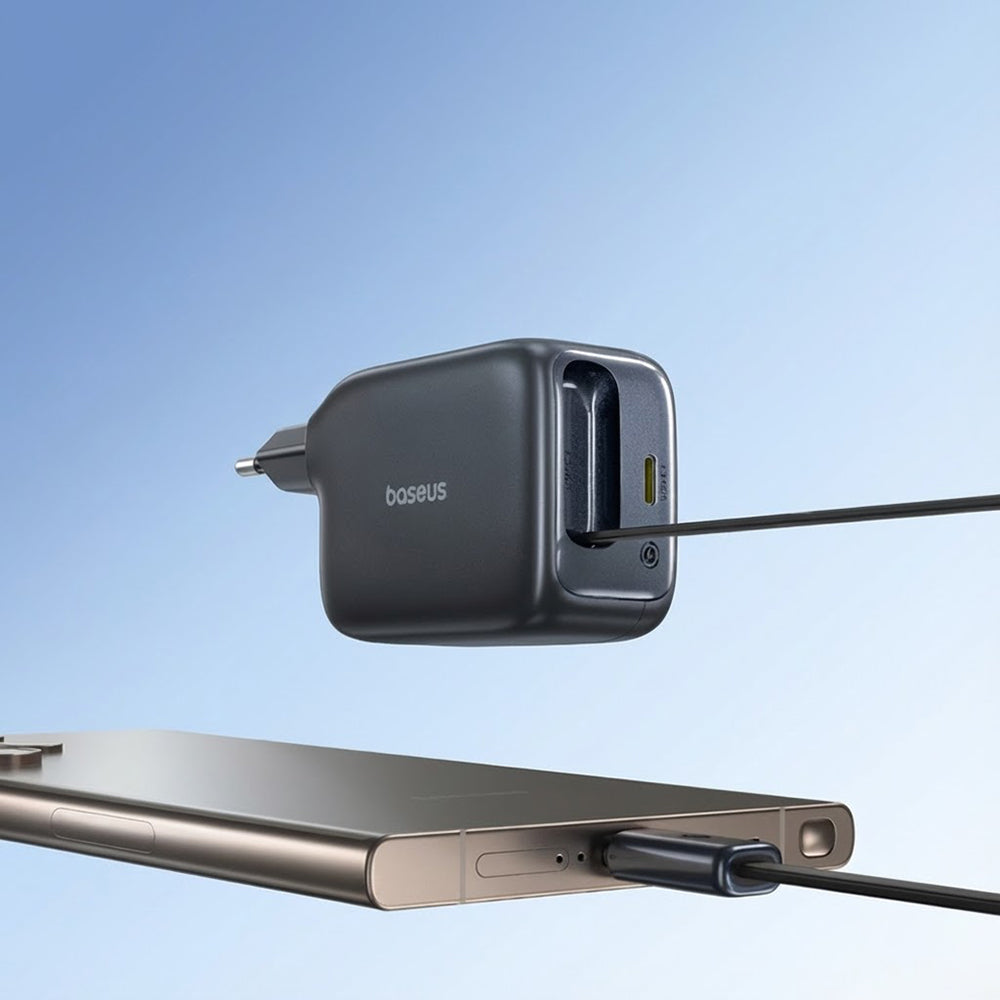 Punjač mreže s USB-C kabelom Baseus EnerCore CJ11, 45W, 3A, 1 x USB-C, Crni Z0004800
