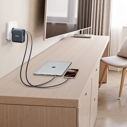 Mrežni punjač s USB-C kabelom Baseus EnerCore CJ21, 67W, 3.35A, 1 x USB-C, Crni E0120G00