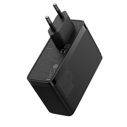 Mrežni punjač s USB-C kabelom Baseus GaN5 Pro, 160W, 5A, 1 x USB-A - 2 x USB-C, Crni P10110825113-00
