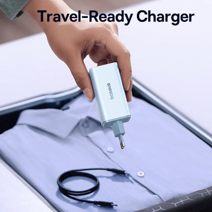 Mrežni punjač s USB-C kabelom Baseus GaN6 Pro, 100W, 3.25A, 2 x USB-A - 2 x USB-C, Plavi P10162705312-00