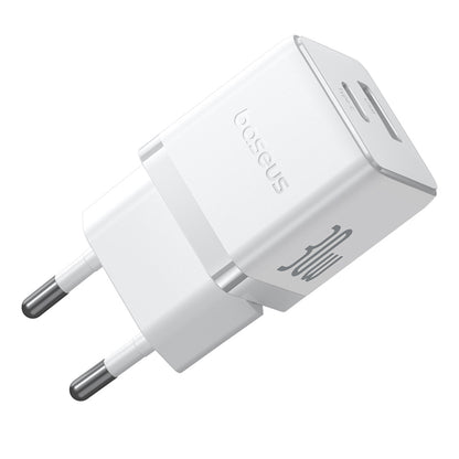 Mrežni punjač s USB-C kabelom Baseus Palm, 30W, 3A, 1 x USB-A - 1 x USB-C, Bijeli P1011160A213-01