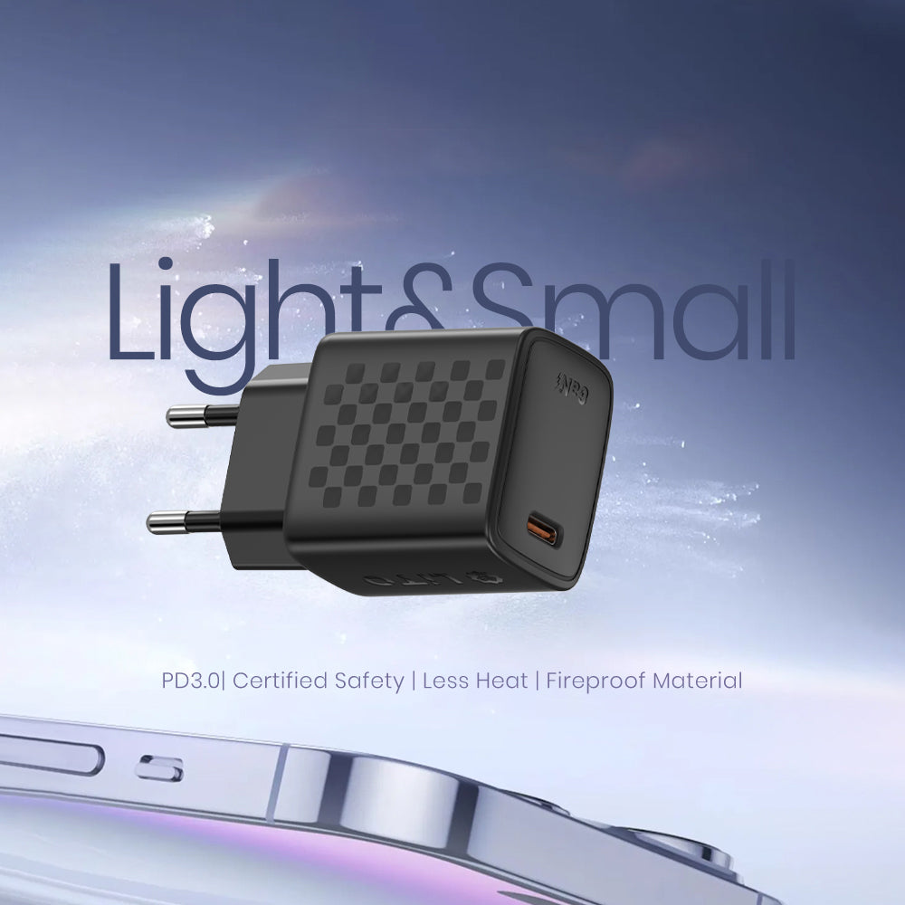 Punjač za mrežu Lito LC17, 30W, 3A, 1 x USB-C, Crni