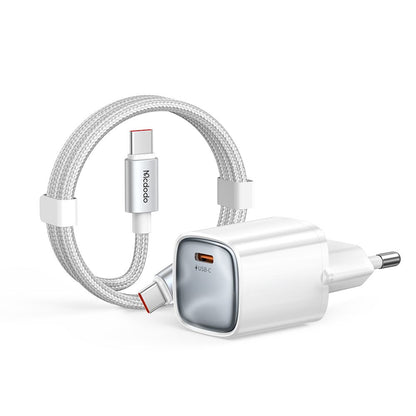 Punjač za mrežu s USB-C kabelom Mcdodo Nano CH-8263, 65W, 3.25A, 1 x USB-C, Bijela