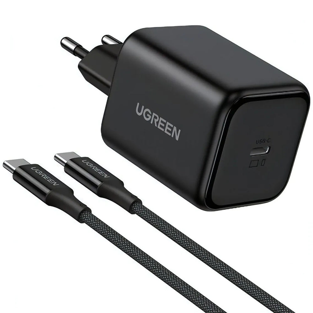 Mrežni punjač s USB-C kabelom UGREEN X524 (65054), 45W, 3A, 1 x USB-C, Crni