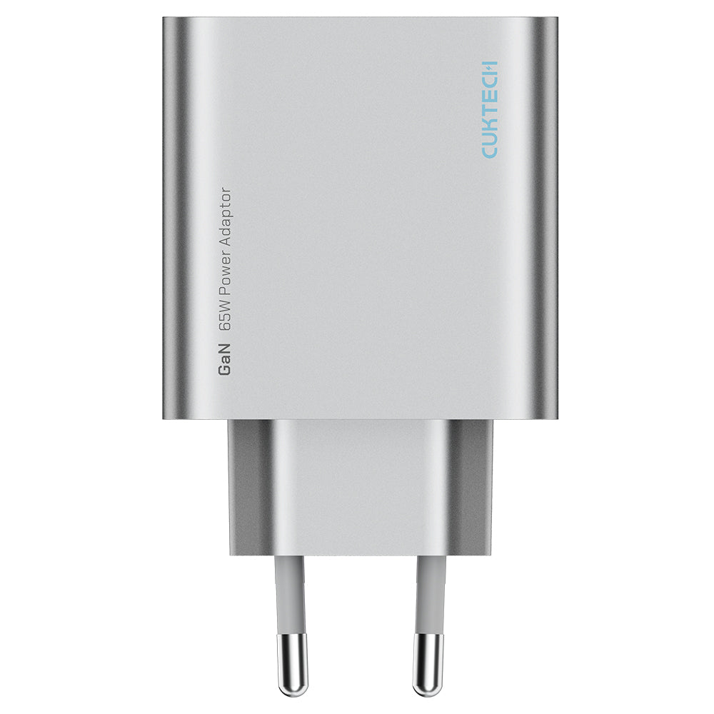 Cuktech mrežni punjač, 65W, 3.25A, 1 x USB-A - 2 x USB-C, Bijeli CUK0A15CEUSL