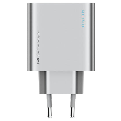 Cuktech mrežni punjač, 65W, 3.25A, 1 x USB-A - 2 x USB-C, Bijeli CUK0A15CEUSL