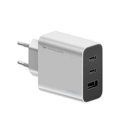 Cuktech mrežni punjač, 65W, 3.25A, 1 x USB-A - 2 x USB-C, Bijeli CUK0A15CEUSL