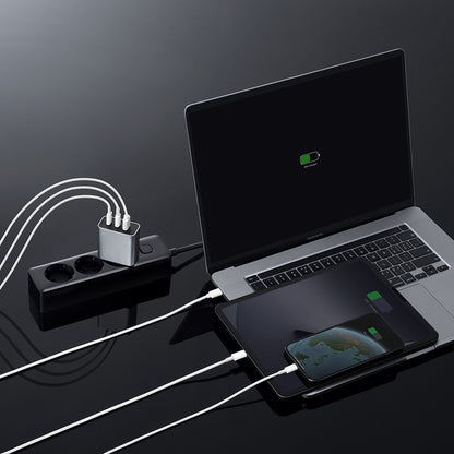 Cuktech mrežni punjač, 65W, 3.25A, 1 x USB-A - 2 x USB-C, Bijeli CUK0A15CEUSL