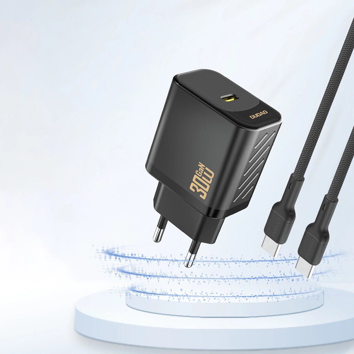 Punjač mreže Dudao A27P, 30W, 3A, 1 x USB-C, Crni