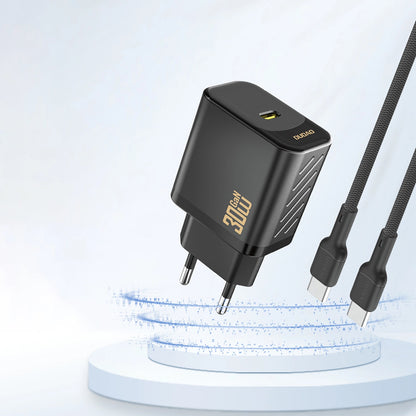 Punjač mreže Dudao A27P, 30W, 3A, 1 x USB-C, Crni