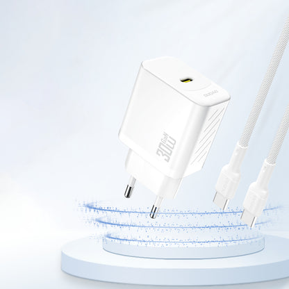 Punjač mreže Dudao A27P, 30W, 3A, 1 x USB-C, Bijeli