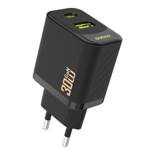 Punjač mreže Dudao A27TEU, 30W, 3A, 1 x USB-A - 1 x USB-C, Crni
