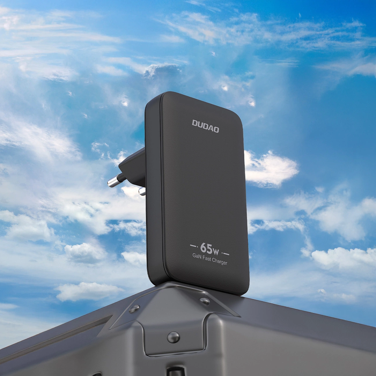 Punjač za mrežu Dudao A65Q Travel, 65W, 3.25A, 1 x USB-A - 1 x USB-C, Crni