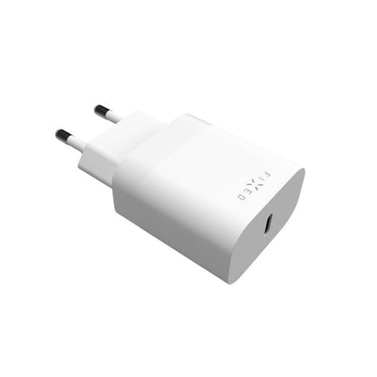 Punjač mreže Fixed, 20W, 3A, 1 x USB-C, Bijeli