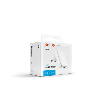 Punjač mreže Fixed, 30W, 3A, 1 x USB-C, Bijeli