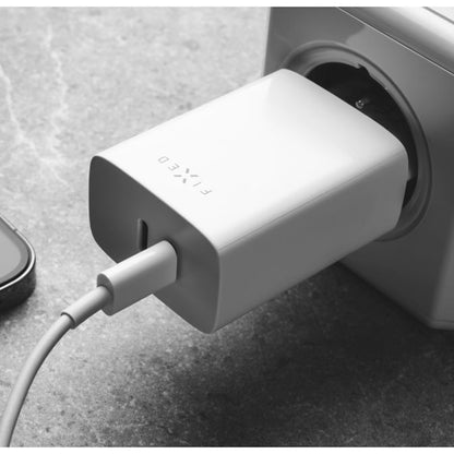 Punjač mreže Fixed, 35W, 3A, 2 x USB-C, Bijeli