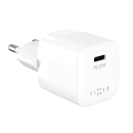 Punjač mreže Fixed Mini2, 30W, 3A, 1 x USB-C, Bijeli