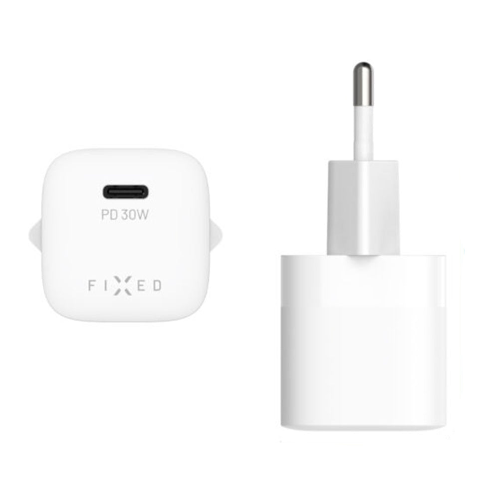 Punjač mreže Fixed Mini2, 30W, 3A, 1 x USB-C, Bijeli