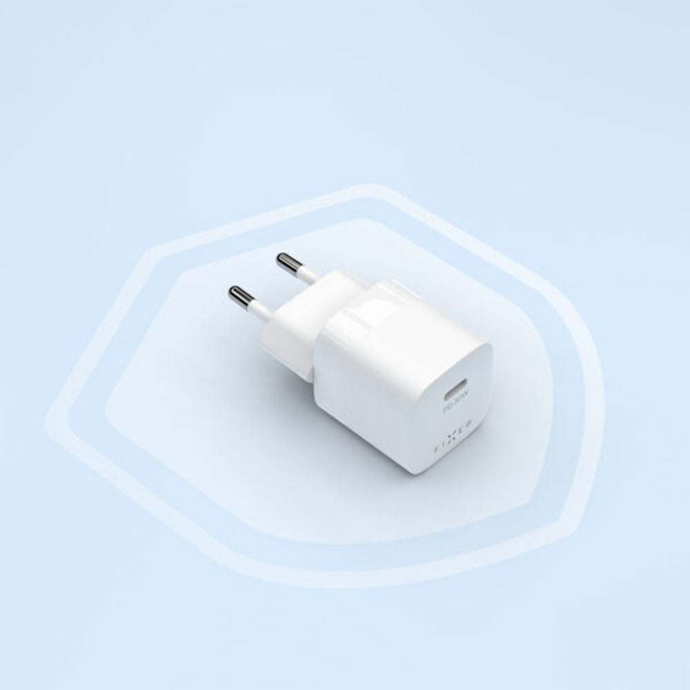 Punjač mreže Fixed Mini2, 30W, 3A, 1 x USB-C, Bijeli