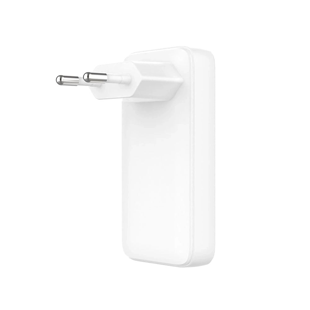 Punjač mreže Fixed Slim, 45W, 3A, 2 x USB-C, Bijeli