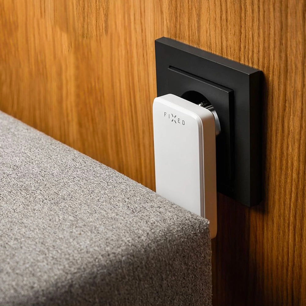 Punjač mreže Fixed Slim, 45W, 3A, 2 x USB-C, Bijeli