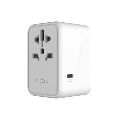 Punjač mreže Fixed Travel, 65W, 3.25A, 2 x USB-A - 3 x USB-C, Bijeli