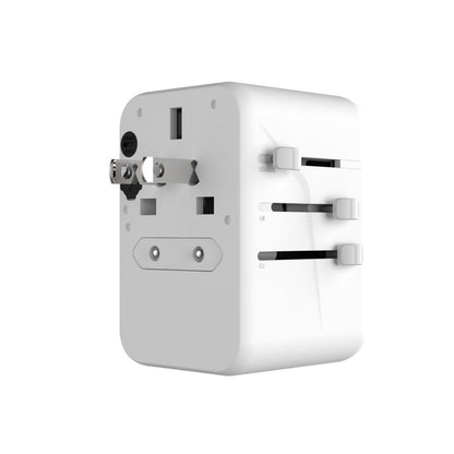 Punjač mreže Fixed Travel, 65W, 3.25A, 2 x USB-A - 3 x USB-C, Bijeli