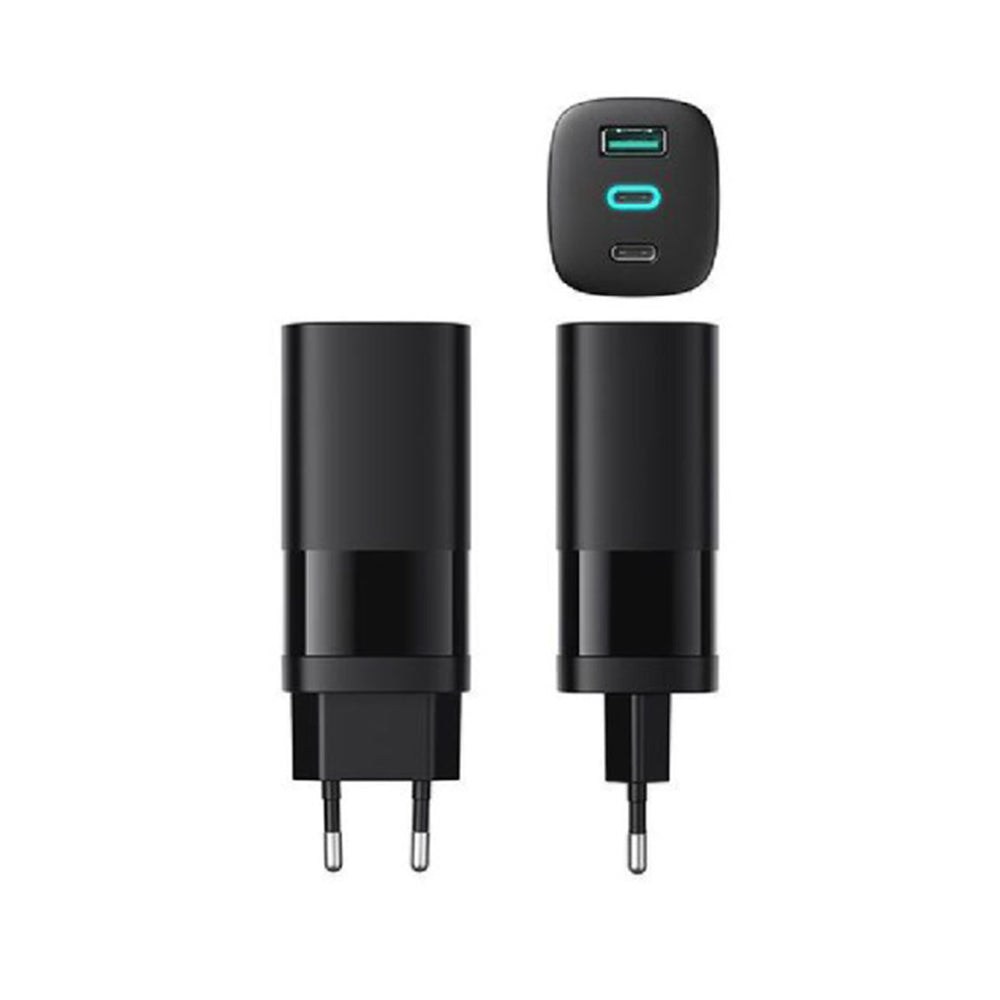 Punjač Mreža HAVIT UC10, 65W, 3A, 1 x USB-A - 2 x USB-C, Crni
