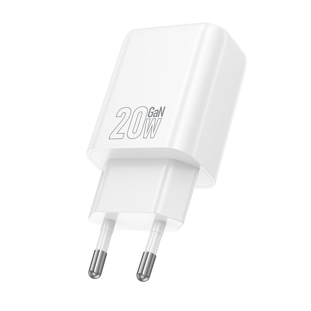 Punjač Mreža HOCO N60, 20W, 3A, 1 x USB-C, Bijeli