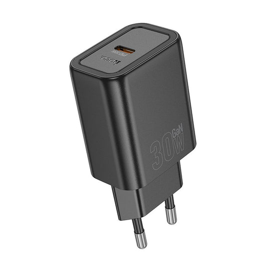 Punjač Mreža HOCO N62, 30W, 3A, 1 x USB-C, Crni