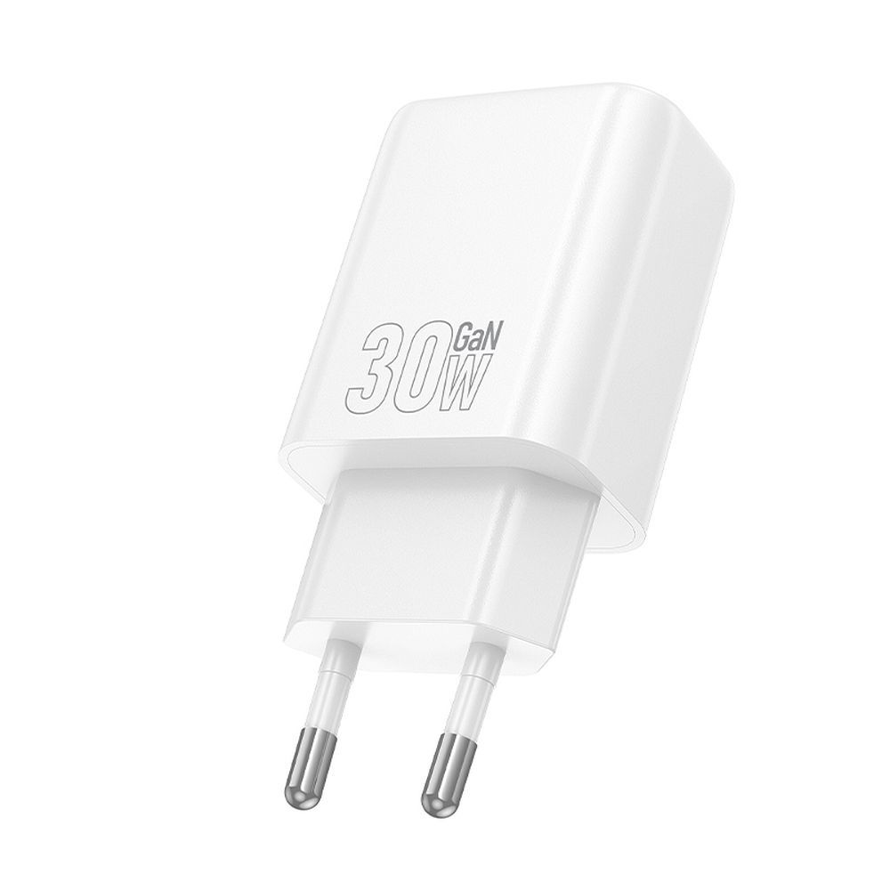 Punjač Mreža HOCO N62, 30W, 3A, 1 x USB-C, Bijeli