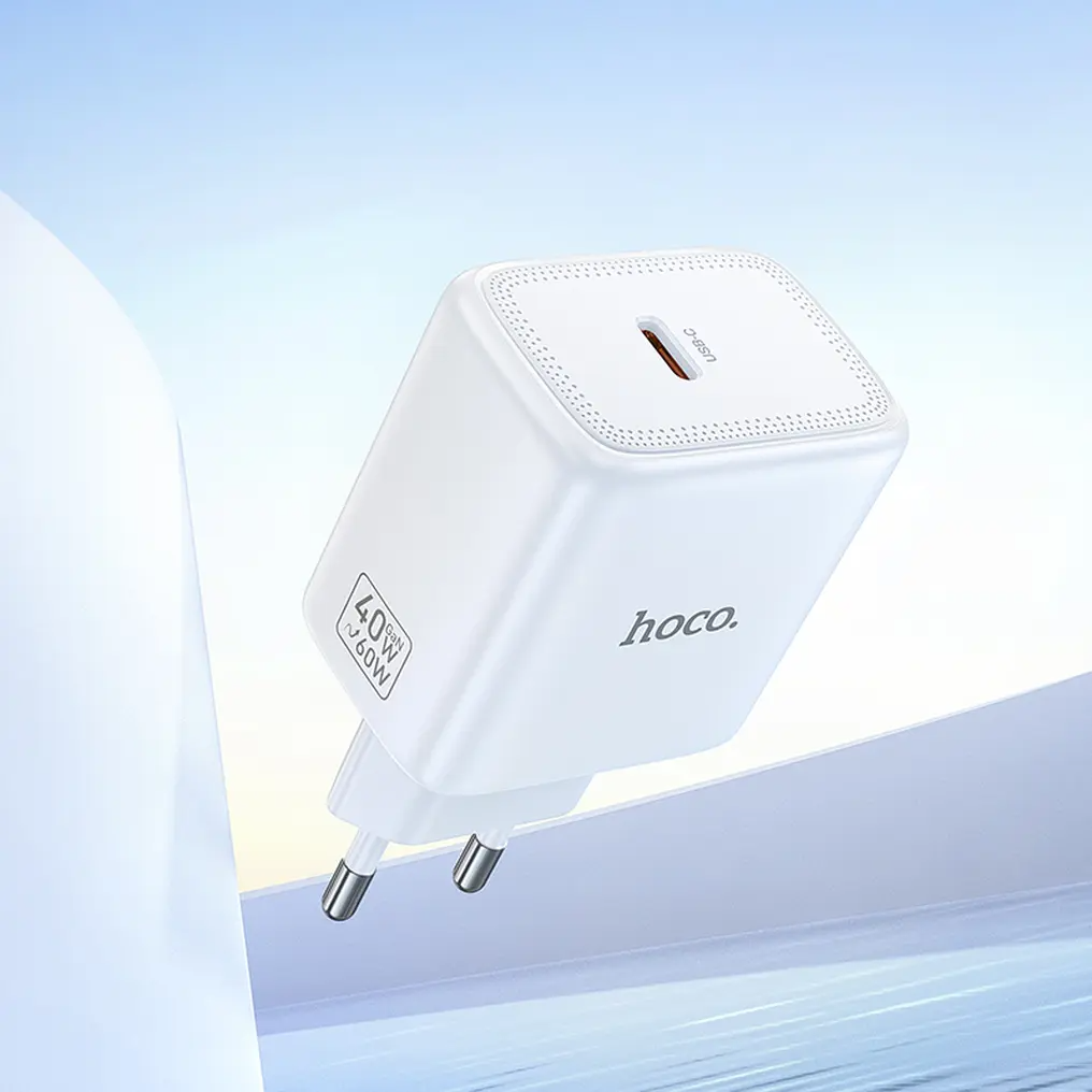 Mrežni punjač HOCO N83, 40W, 3A, 1 x USB-C, Bijela