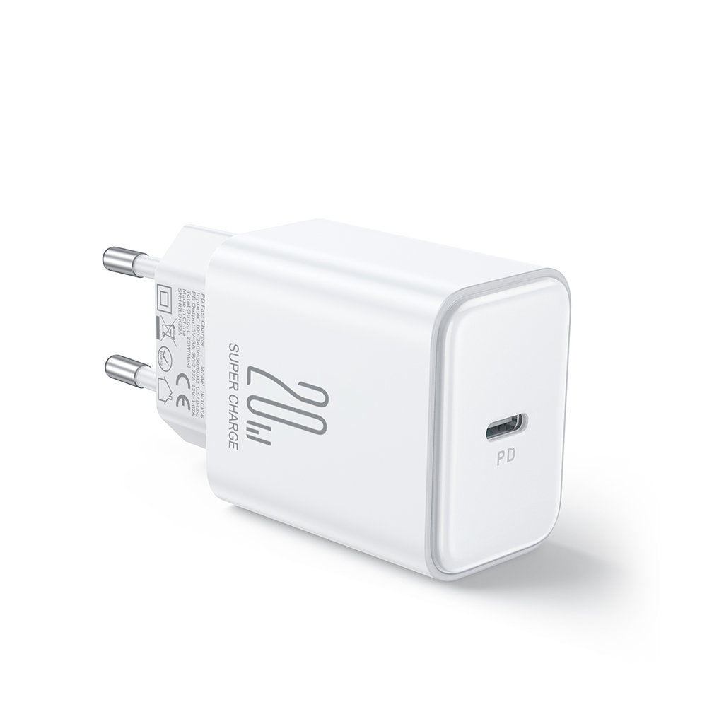 Punjač za mrežu Joyroom JR-TCF06, 20W, 3A, 1 x USB-C, Bijeli