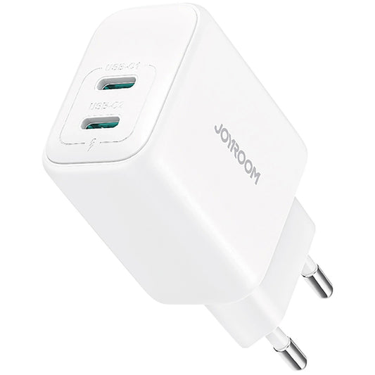 Punjač mreže Joyroom JR-TCF12, 20W, 3A, 2 x USB-C, Bijeli
