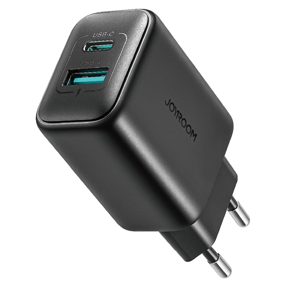 Punjač mreže Joyroom JR-TCF13, 25W, 3A, 1 x USB-A - 1 x USB-C, Crni