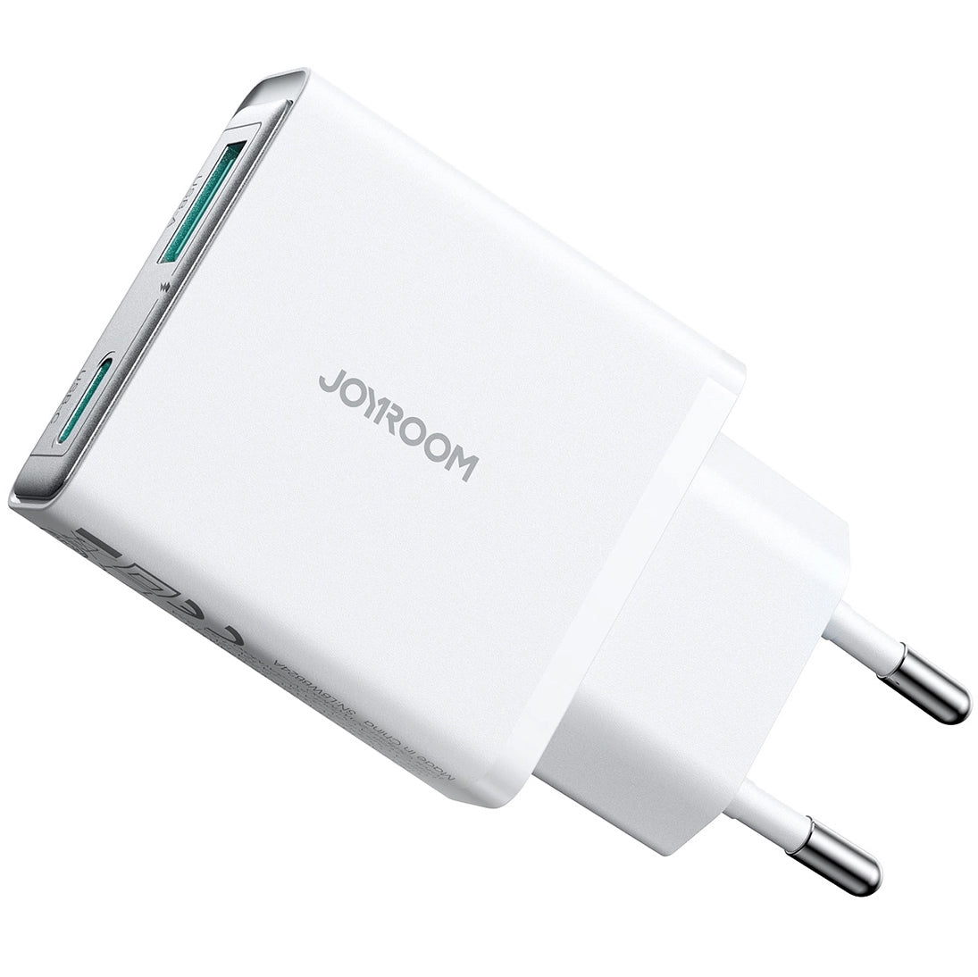 Punjač za mrežu Joyroom JR-TCF14, 20W, 3A, 1 x USB-A - 1 x USB-C, Bijeli