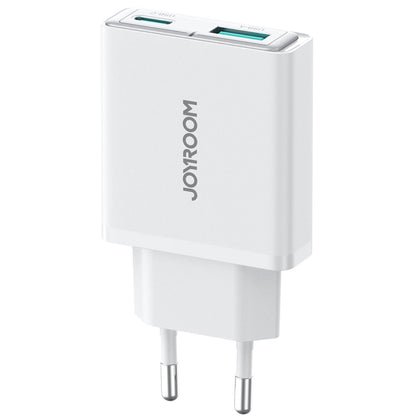 Punjač za mrežu Joyroom JR-TCF14, 20W, 3A, 1 x USB-A - 1 x USB-C, Bijeli