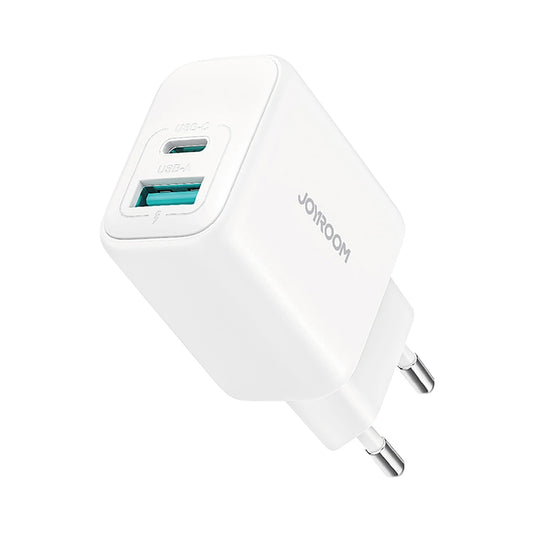Mrežni punjač Joyroom JR-TCF21, 20W, 3A, 1 x USB-A - 1 x USB-C, Bijeli