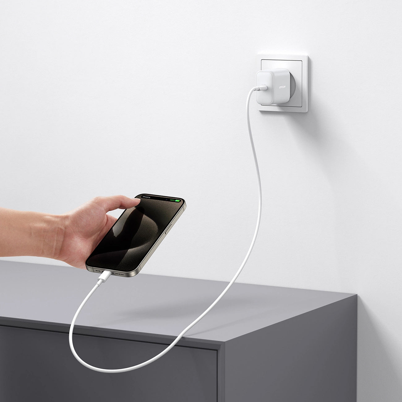 Mrežni punjač Joyroom JR-TCF24, 30W, 3A, 1 x USB-C, Bijeli