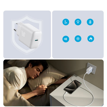 Mrežni punjač Joyroom JR-TCF24, 30W, 3A, 1 x USB-C, Bijeli
