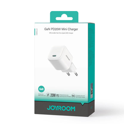 Mrežni punjač Joyroom JR-TCG08, 20W, 3A, 1 x USB-C, Bijeli