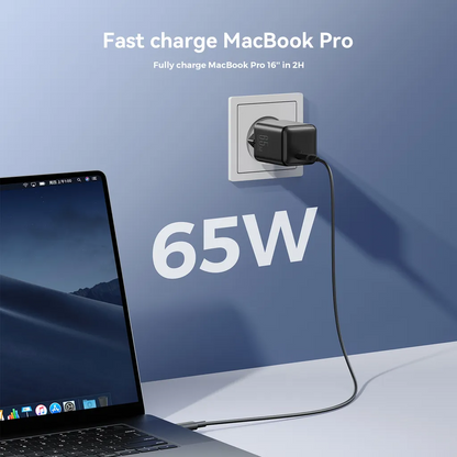 Punjač mreže Joyroom JR-TCG18, 65W, 3.25A, 1 x USB-C, Crni