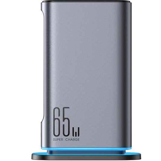 Punjač Stanica Joyroom JR-TCM02, 65W, 3.25A, 2 x USB-A - 4 x USB-C, Siva