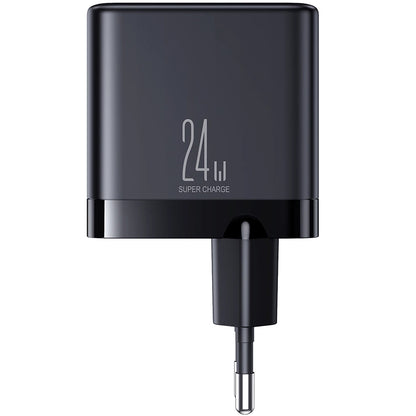 Punjač za mrežu Joyroom JR-TCN03, 24W, 2.4A, 4 x USB-A, Crni
